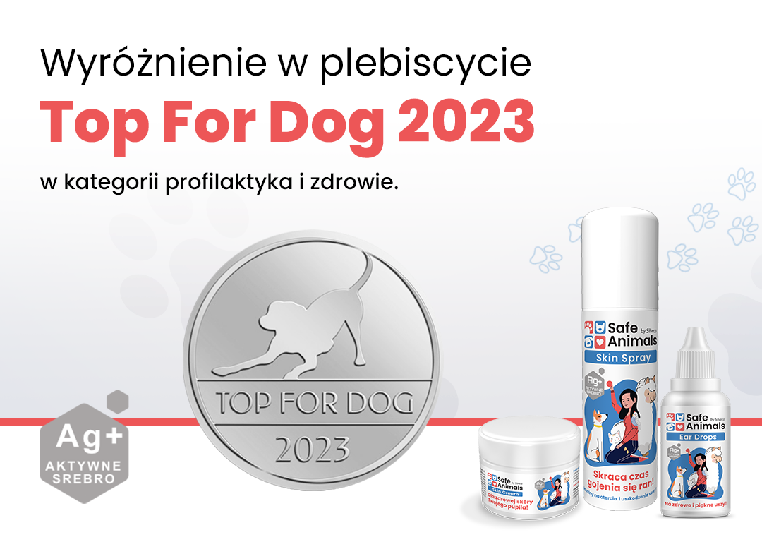 Otrzymaliśmy wyróżnienie w plebiscycie Top for Dog 2023.